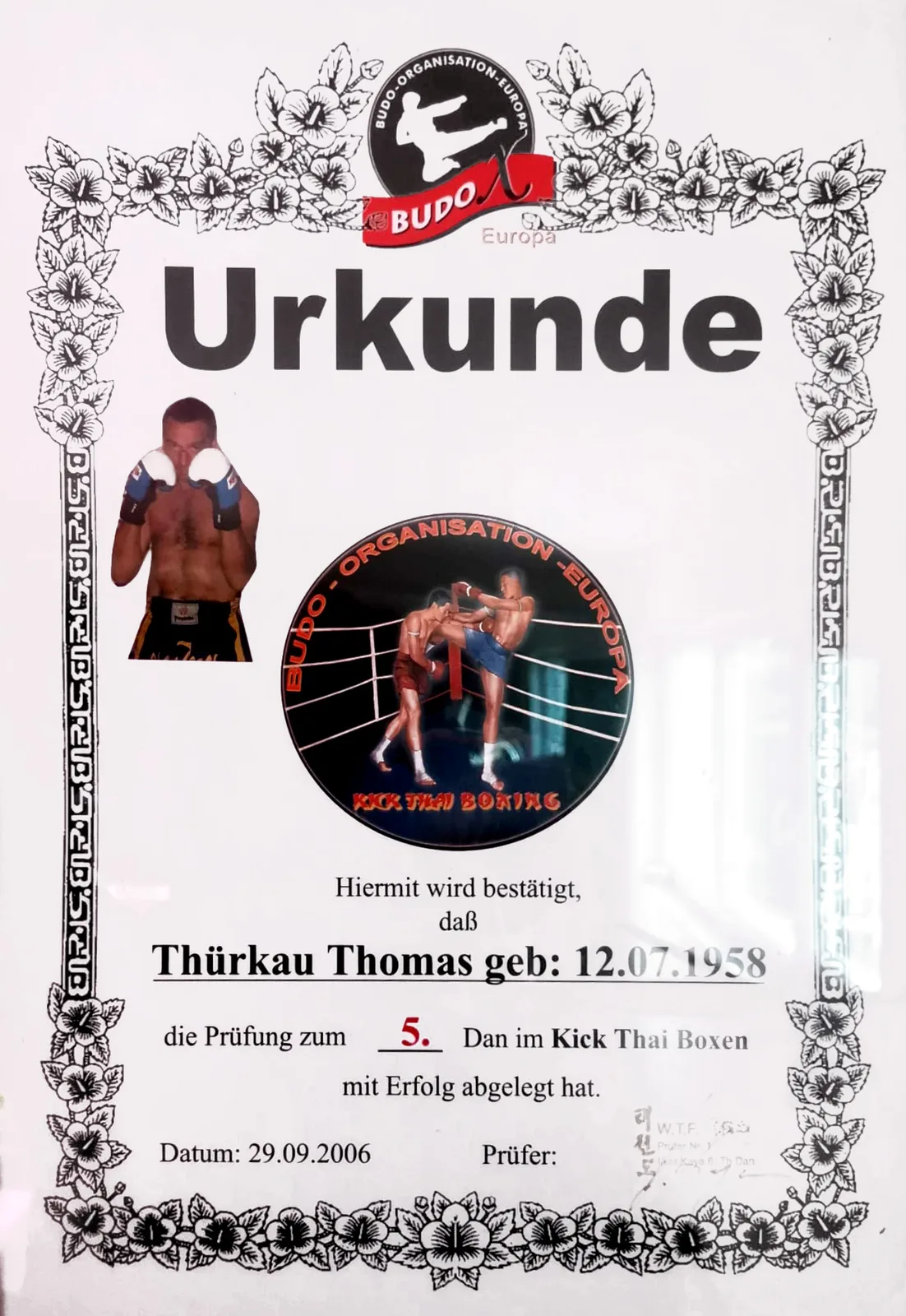 Urkunde 2 des Team Thürkau